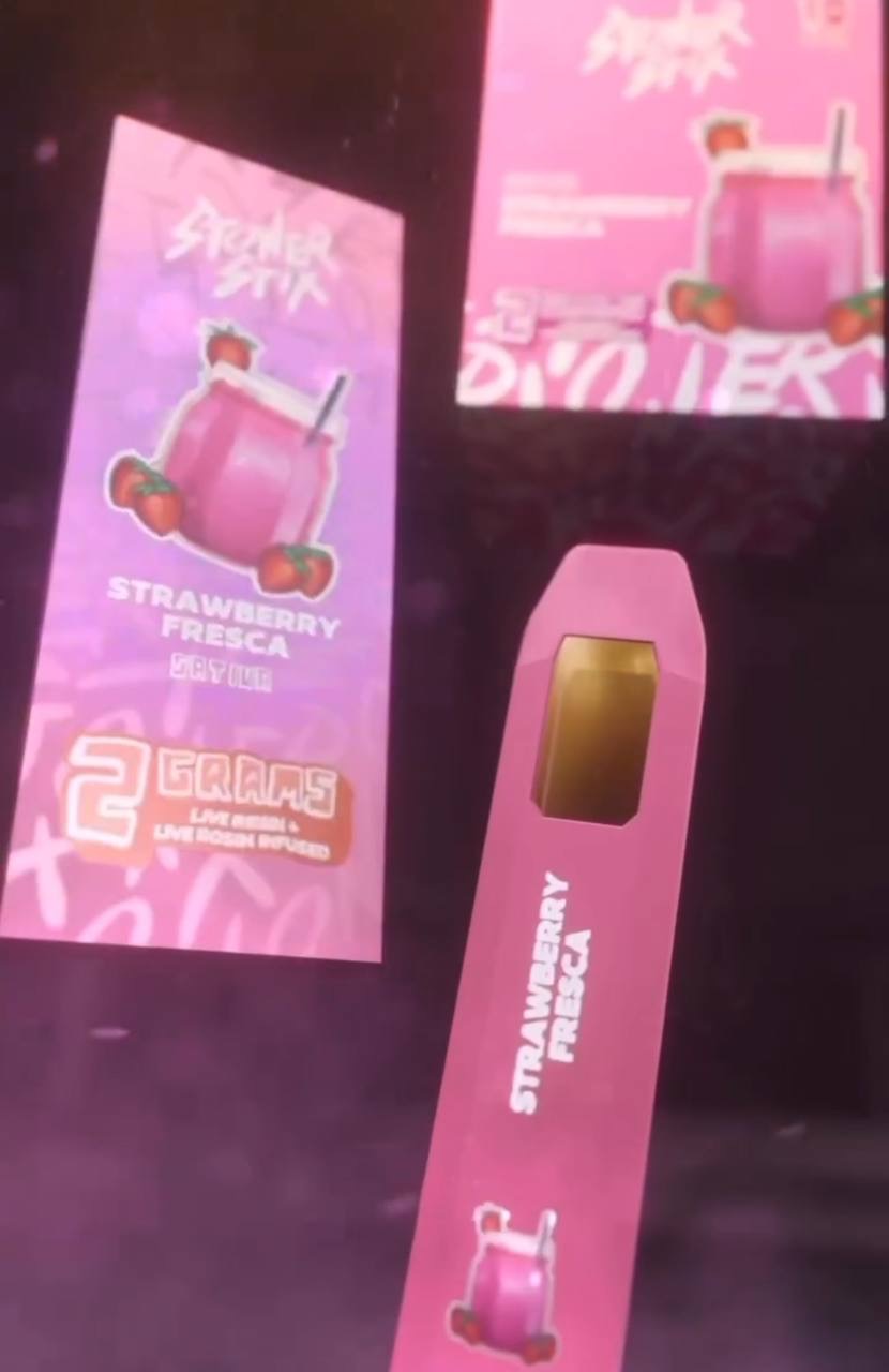 STONERS STIX STRAWBERRY FRESCA DISPOSABLE STONERS STIX STRAWBERRY FRESCA DISPOSABLE